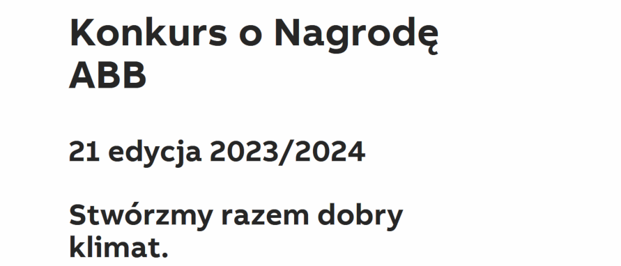 Konkurs ABB na prace inżynierskie